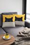 43x43cm Premium Thai Feather Woven Cat Fabric Double Sided Throw Pillow Pillow Case Krl064 - 3