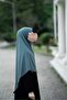 Medina Silk Large Size Water Green Scarf - 3