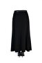 Women's Hijab Long Black Fish Skirt - 2