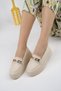 Lydia Guaranteed Women's Loafer Oval Toe Thick Sole Buckle Casual Moccasin Shoes