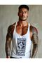 Train Fitness Gym Tank Top Athlete Tank Top White