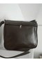 Elite Nova Shopping Genuine Leather Khaki Green Color Matte Color Leather Large Size Crossbody Bag ENSH-00000222 - 6