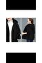Oversize Hooded Zippered Polo Plush Jacket Unlined Inside Out Plush - 2
