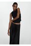 Pleated Satin Skirt - 7