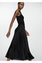 Pleated Satin Skirt - 5