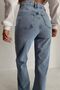 Ciqulata Women's - 90S Blue Non-Fading Loose Lycra High Waist Loose Leg Jeans Palazzo Pants - 3
