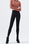 Moses Tess Gold Women's Black Skinny High Waist Jeans Trousers (fitting) - 4