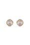Small Oval Zircon Stone Evening Dress Women's Earrings - 5