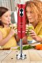 Maximix Red 1000 Watt 4 Blades Stainless Steel Turbo Speed Adjustable Hand Blender - 6