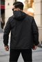 Waterproof and Windproof Hood Seasonal Men's Lightweight and Fashionable Jacket - 4