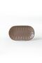 Matte Earth Taupe Almond Boat Plate 22 cm 2 Pieces 977 - 6