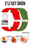 12mm Fossil-Welder-Casio-Seiko-Omega-Armani Watch Compatible Silicone Watch Band Strap A7212Mm