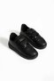 Unisex Children's Velcro Comfortable Daily Sneaker BLACK Sports Shoes