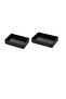 Skogsviken 2 Pieces Bath Tray, Black