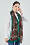 Fairytale Patterned Shawl Scarf Leopard Pattern