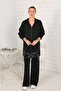 Glitter Mercerized Black Knitwear Set - 32-7010 - 2