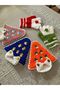 Trend Imb Hand Knitted 5 Pieces Mixed Color Fiber