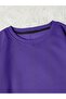 Purple Ocean City Printed Unisex Oversize Cotton Sweatshirt - Crew Neck - 4