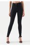Lucy Extra Black High Waist Jeans Trousers Colorfast Black Jeans - 3
