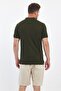 Polo Neck T-Shirt - Cotton, Zipper Detail and Self Patterned - 5