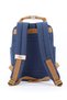 LEGEND Small Backpack Navy, Durable WaterResistant Padded Laptop Casual Daypack - 4
