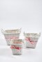 White 3-Piece Wicker Basket Set - 2