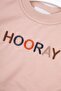 Crew Neck Long Sleeve Hooray Printed Beige Color Boy's Two Piece Set - 3