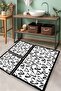 Small Heart Set of 3 Bathroom Rug Bath Mat
