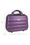 Abs Purple Makeup Hand Suitcase Travel Bag Unbreakable with Password - 4