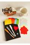Black Leaf Notebook Wooden Cover Photo Album Notebook
