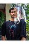 Unisex Oversize Mushroom Smoking Forest T-shirt - 3