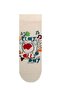 Guitar And Cartoon Pattern Men's Socks Set of 3 - 3