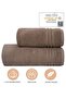 100% Organic Cotton Milano Premium 2-Piece Bath Towel Set: 1 Bath Towel and 1 Hand, Face Towel