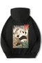 Unisex Kids Butterfly and Japanese Panda Hoodie