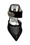 Women's Transparent Heeled Slippers - 3