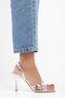 Women's Shelby Silver Shiny Heeled Shoes - 6