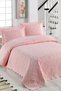 Ivy Powder Double Quilted Bedspread