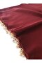 وشاح مطرز يدوياً مزين باللؤلؤ، مقاس 100×100 سم