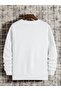Unisex White Mountain Printed Thick Oversize Sweatshirt - 2