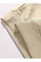 Unisex Beige Rose Printed Crew Neck Oversize Sweatshirt - 4