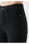 Lucy Extra Black High Waist Jeans Trousers Colorfast Black Jeans - 5