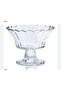 Home Decor Glassware Magnolia Footed 6-Piece Snack Bowl, Turkish Delight Bowl, Sugar Bowl, Jam Bowl
