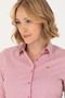 Women's Pink Long Sleeve Shirt 50266204-Vr041 - 3