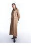 Patty Hidden Zipper and Snap Top Coat Beige - 3
