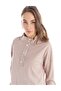 Layered Striped Sweatshirt Stone - 6