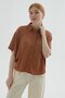 Crop Shirt Brown - 2