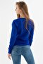 V-Neck Sweater Cobalt Blue - 7