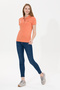 Women's Tile Basic Polo Neck T-Shirt 50266348-Vr031 - 3