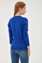 Crew Neck Sweater Cobalt Blue - 3