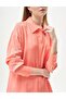 Pink Hotfix Printed Shirt Collar Tunic Shell - 7